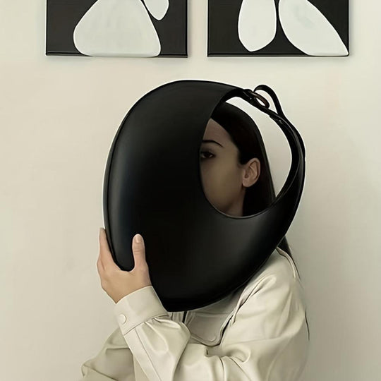 Sophia - Modern Leather Hobo Bag