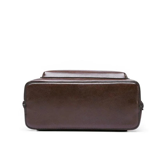 Alice - Classic Flare Leather Backpack