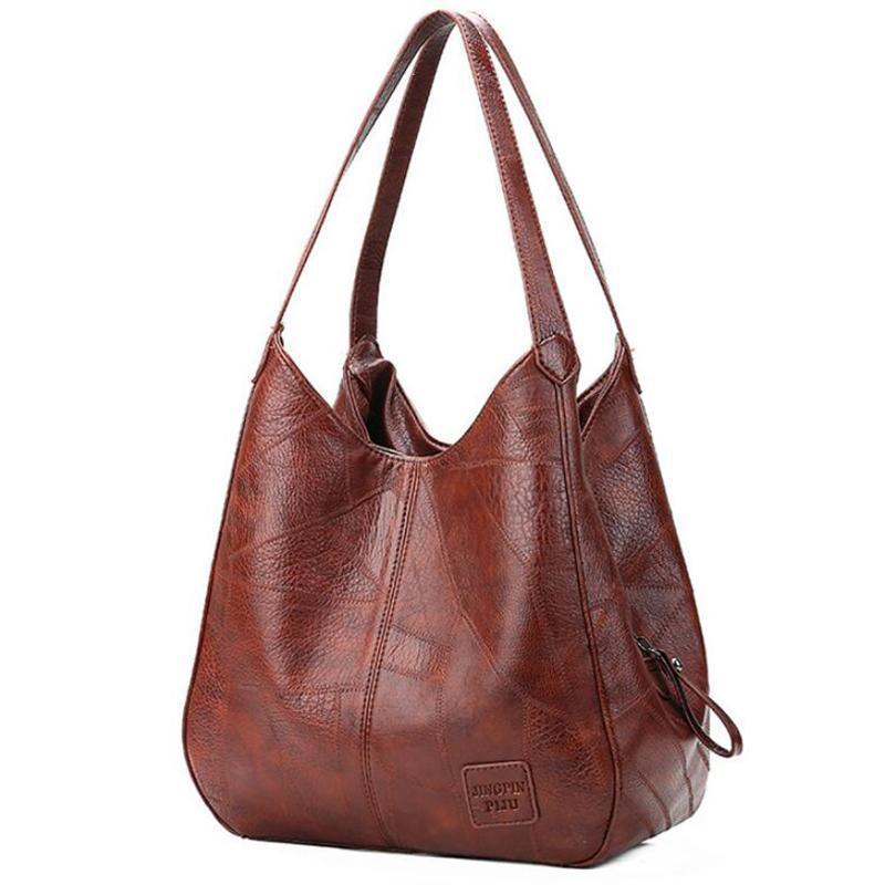 Madeline - Regal Charm Leather Tote Bag