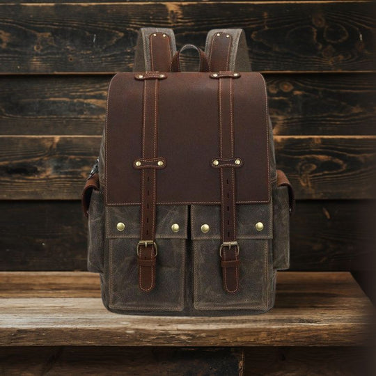 Nancy - Classic Voyager Suede Leather Backpack