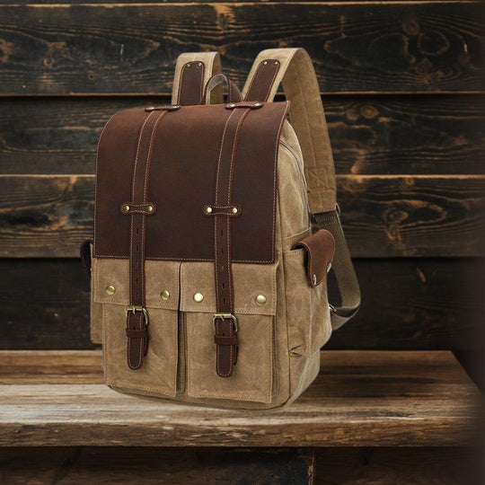 Nancy - Classic Voyager Suede Leather Backpack
