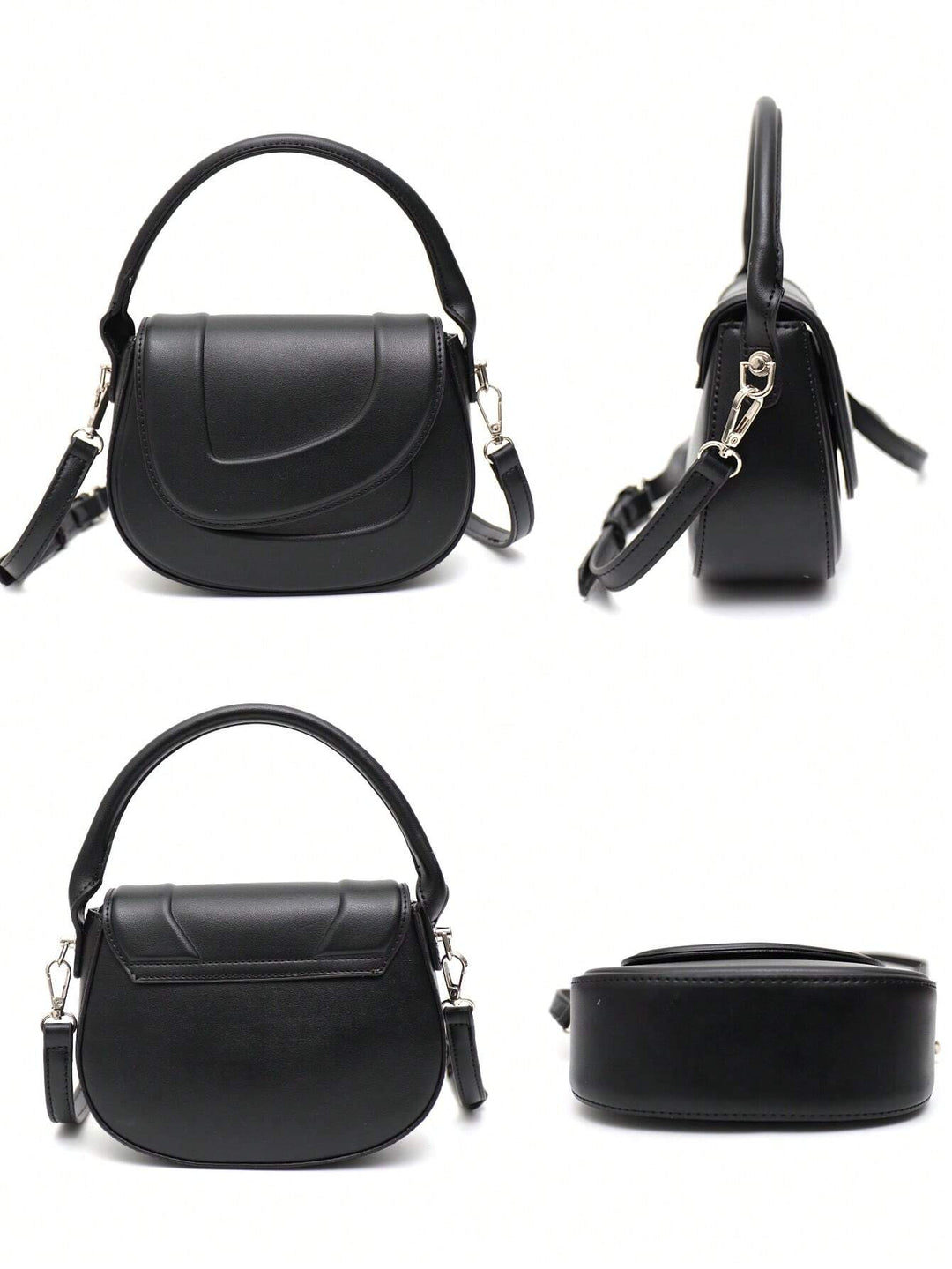 Charlotte - Statement Leather Saddle Bag