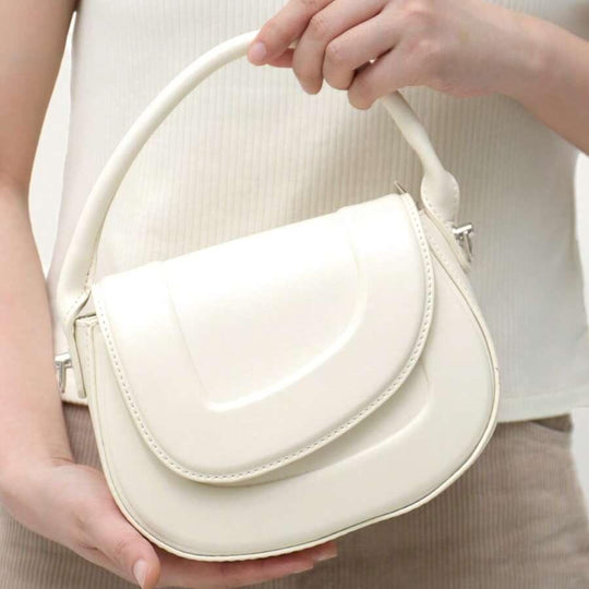 Charlotte - Statement Leather Saddle Bag