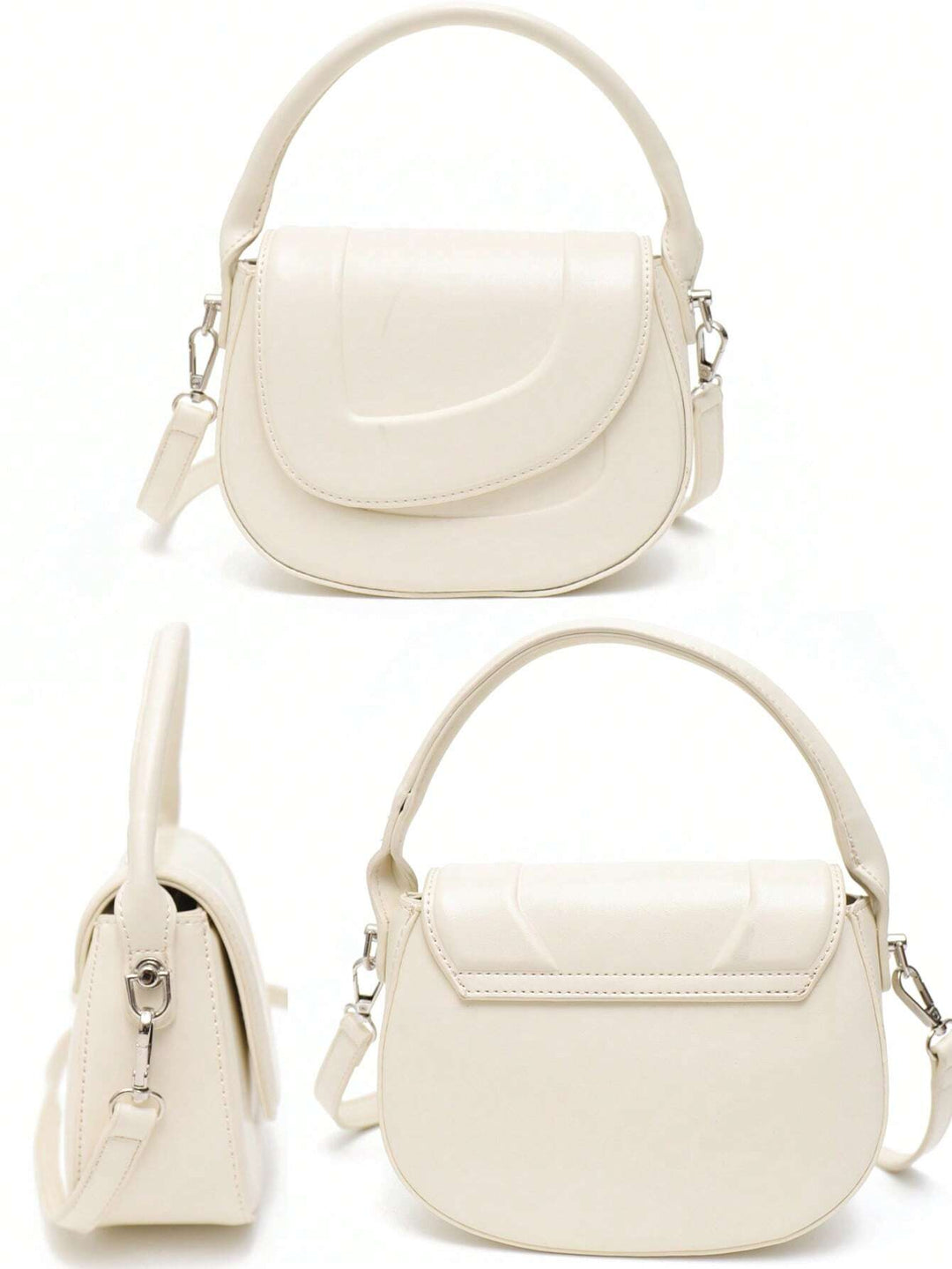 Charlotte - Statement Leather Saddle Bag