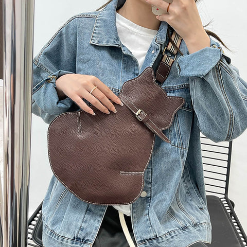 Susan - Stylish Charm Leather Sling Bag