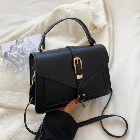 Sophia - Retro Statement Leather Crossbody Bag