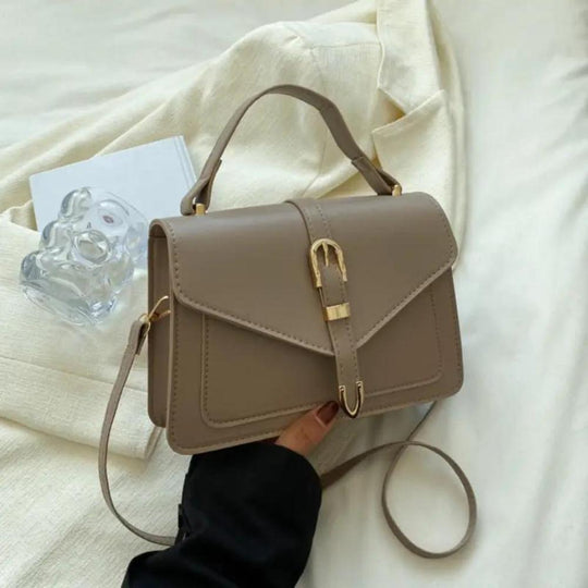 Sophia - Retro Statement Leather Crossbody Bag