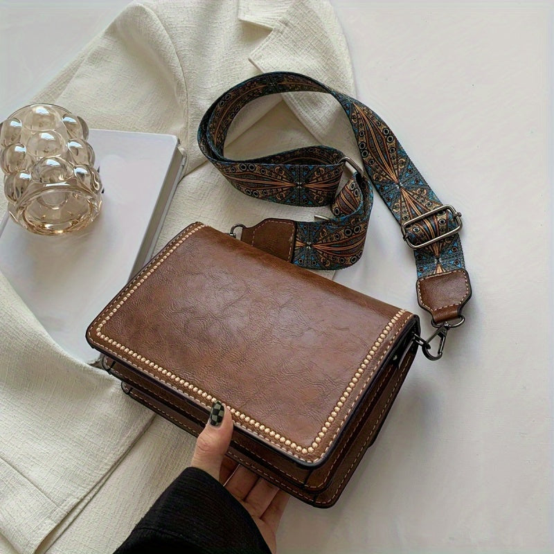 Layla - Elegant Retro Leather Crossbody Bag