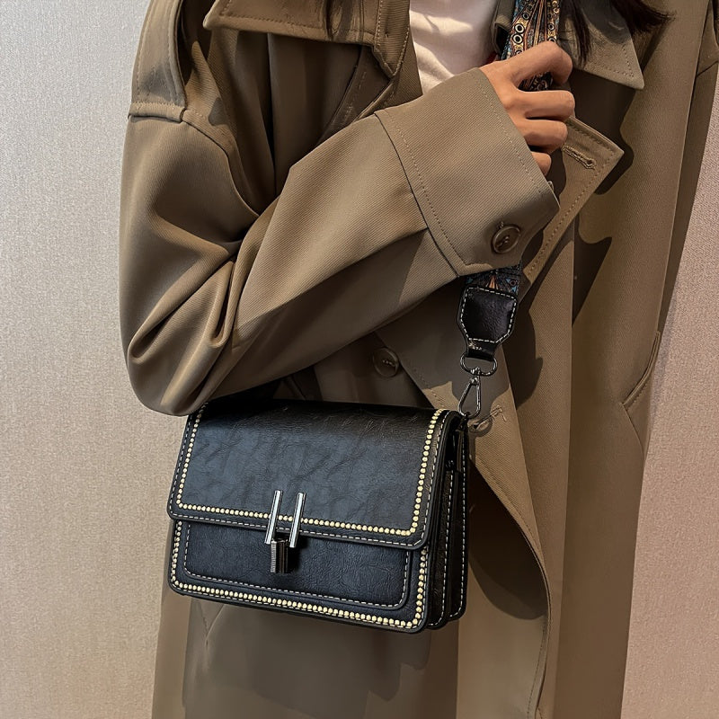 Layla - Elegant Retro Leather Crossbody Bag