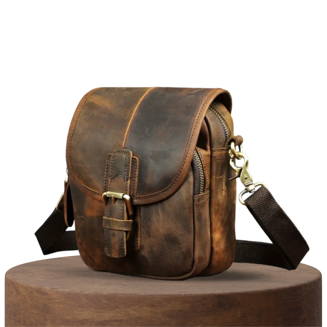 Ruth - Compact Sovereign Leather Crossbody Bag