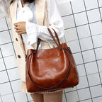 Riley - Vintage Soft 4-Piece Leather Bag Set