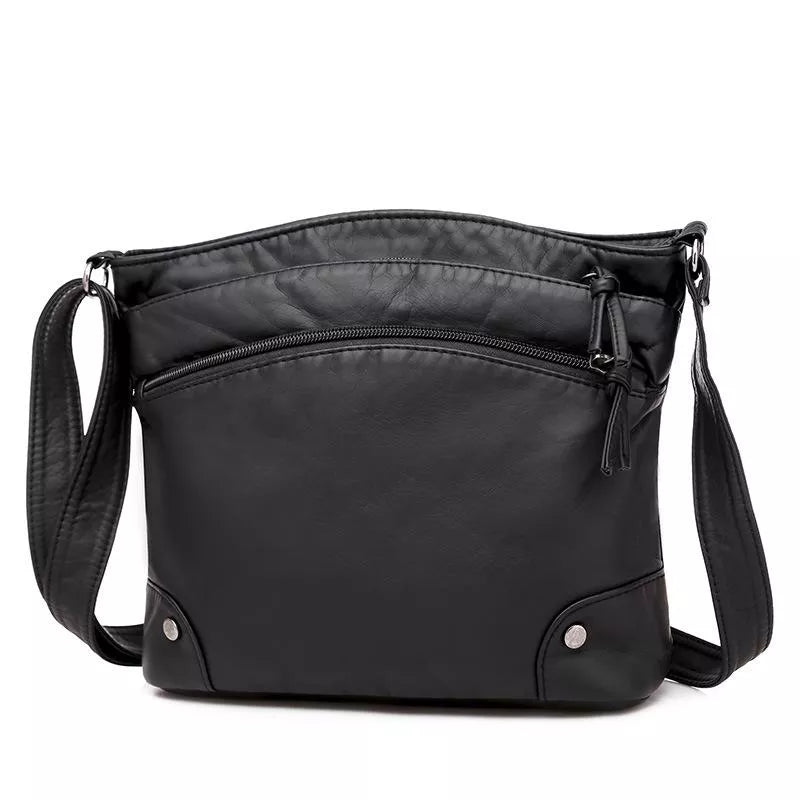 Diane - Vintage Charm Leather Crossbody Bag