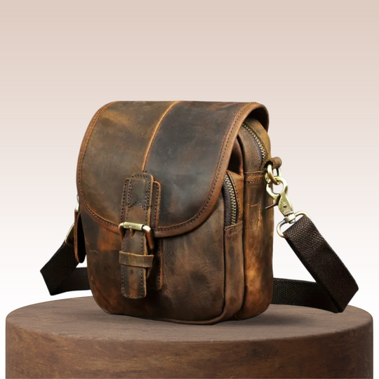 Ruth - Compact Sovereign Leather Crossbody Bag