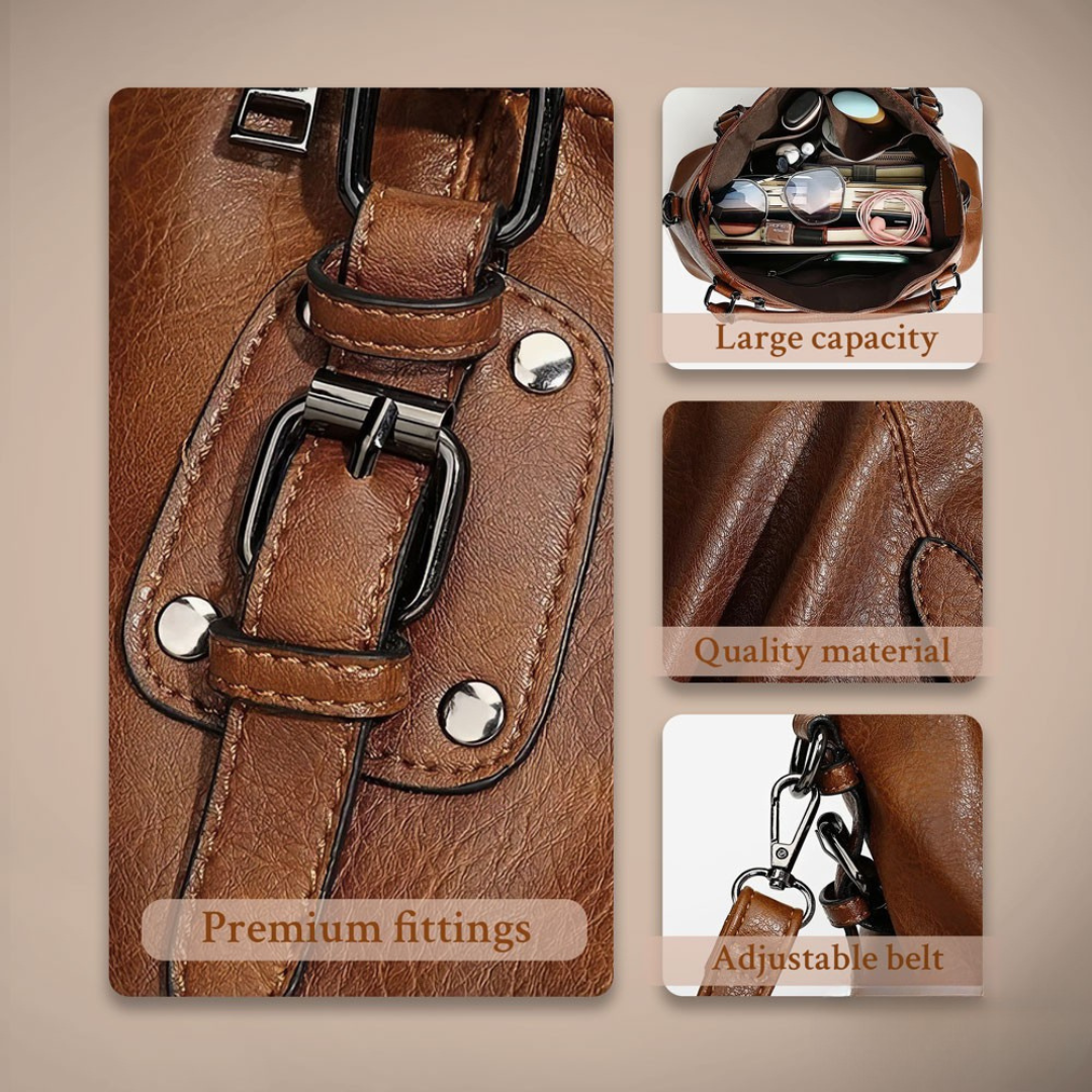 Louise - Graceful Allure Leather Shoulder Bag