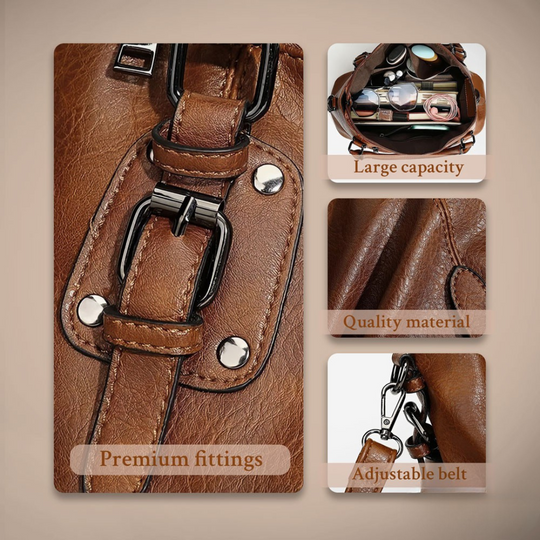 Louise - Graceful Allure Leather Shoulder Bag