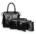 Evelyn - Everyday Elegance 4-Piece Leather Bag Set