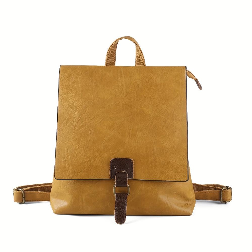 Alma - Multifunctional Retro Leather Backpack