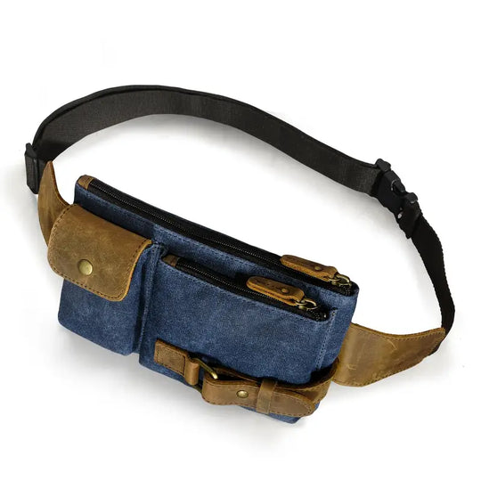 Janet - Vintage Chic Leather Waist Bag