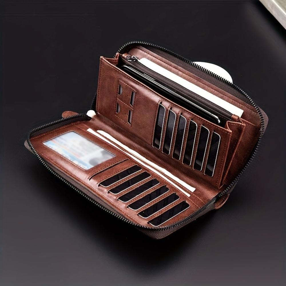 Hazel - Retro Elegance Leather Clutch