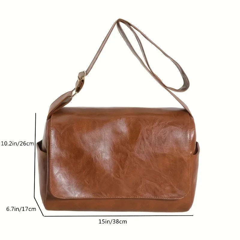 Alice - Prime Vintage Leather Messenger Bag