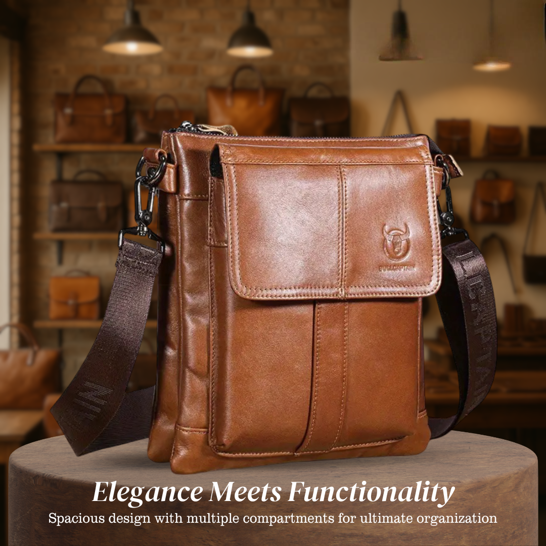 Nellie - Vintage Charm Leather Crossbody Bag