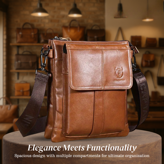 Nellie - Vintage Charm Leather Crossbody Bag