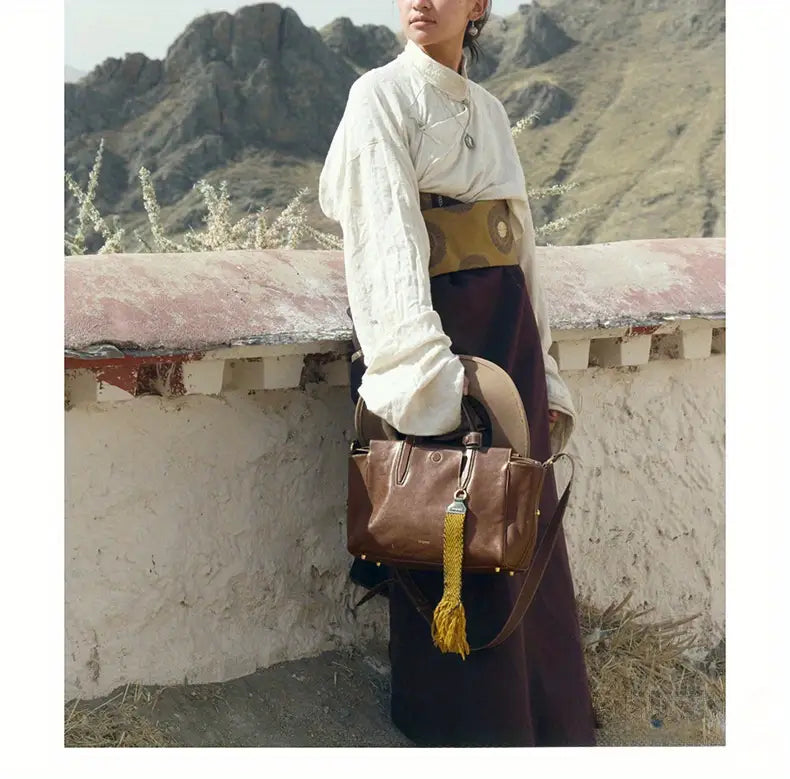 Frances - Refined Estate Leather Weekender Bag