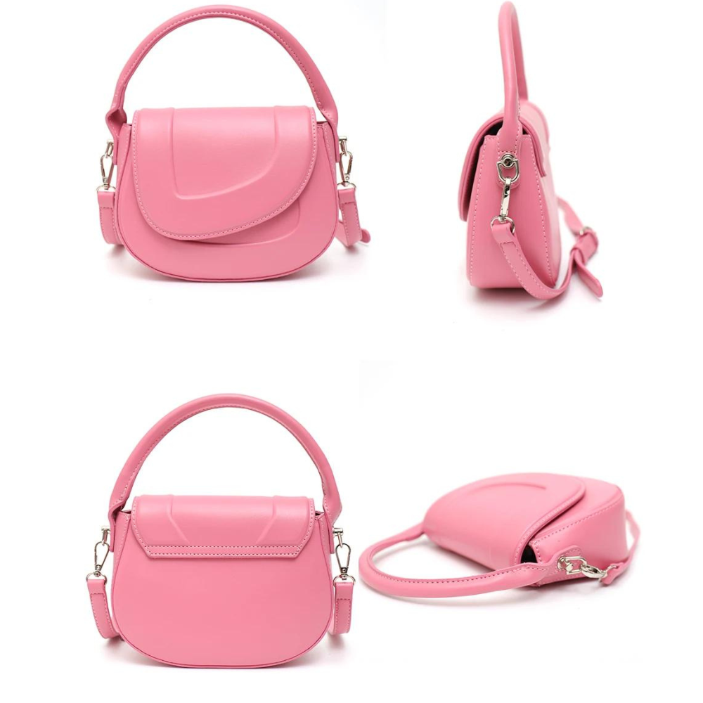 Charlotte - Statement Leather Saddle Bag