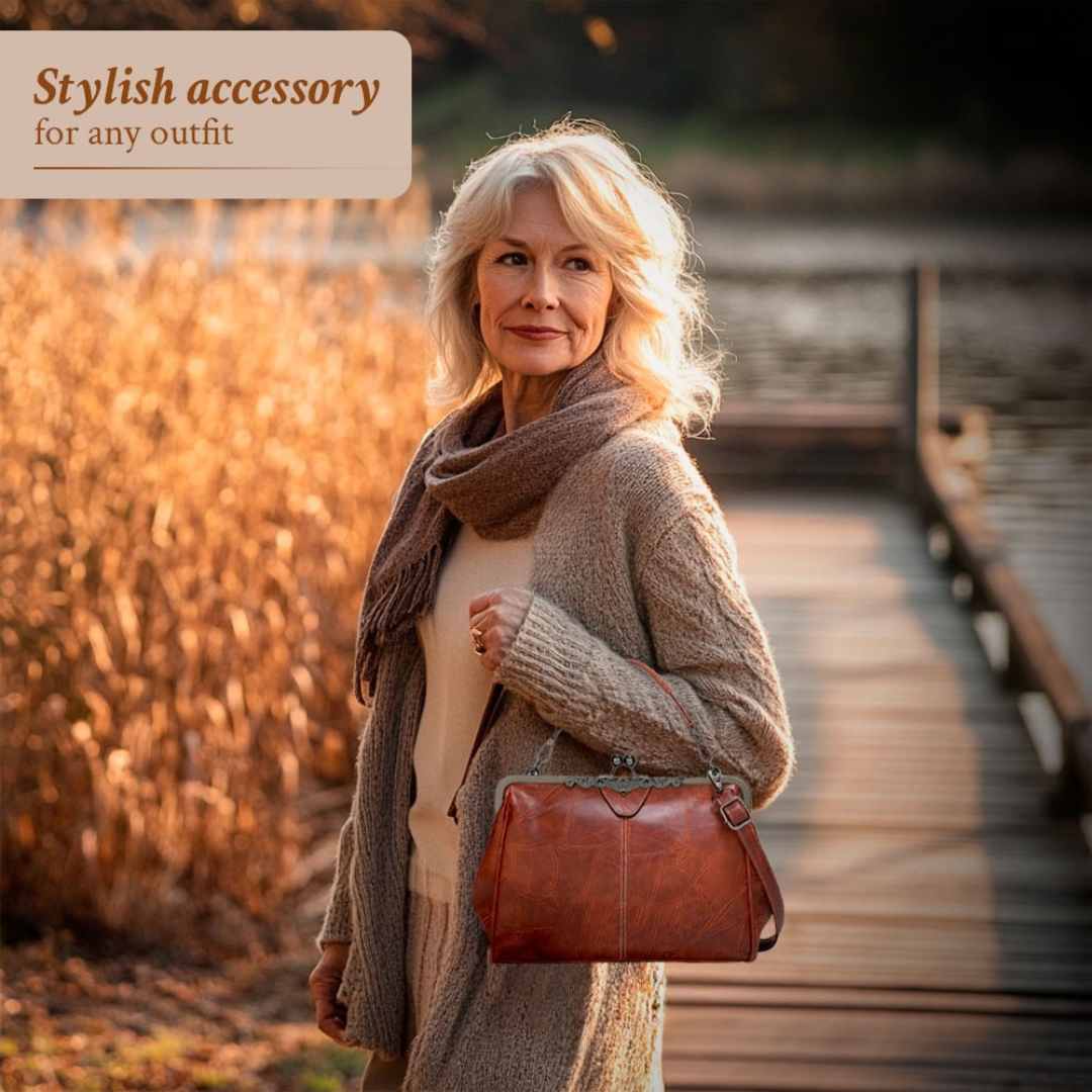 Evelyn - Vintage Classic Leather Bag