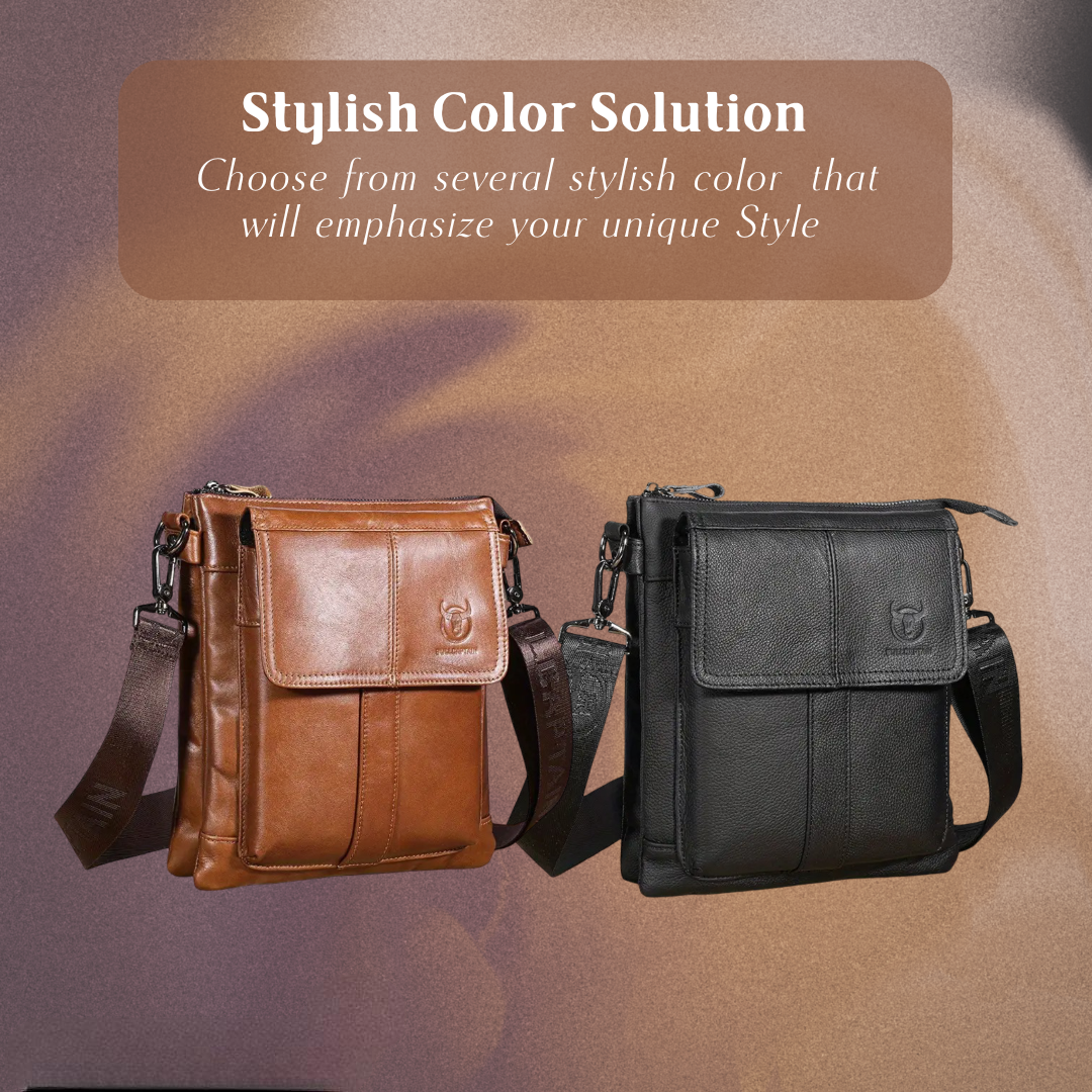 Nellie - Vintage Charm Leather Crossbody Bag