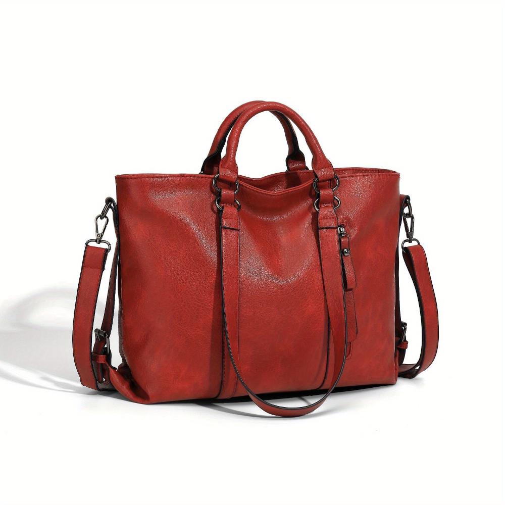 Doris - Classic Elegance Leather Tote Bag