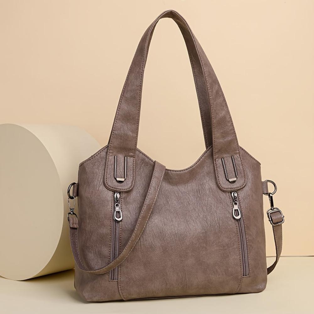 Lily - Retro Tote Leather Shoulder Bag