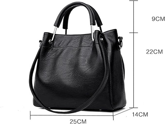 Peyton - Classic Leather Shoulder Bag