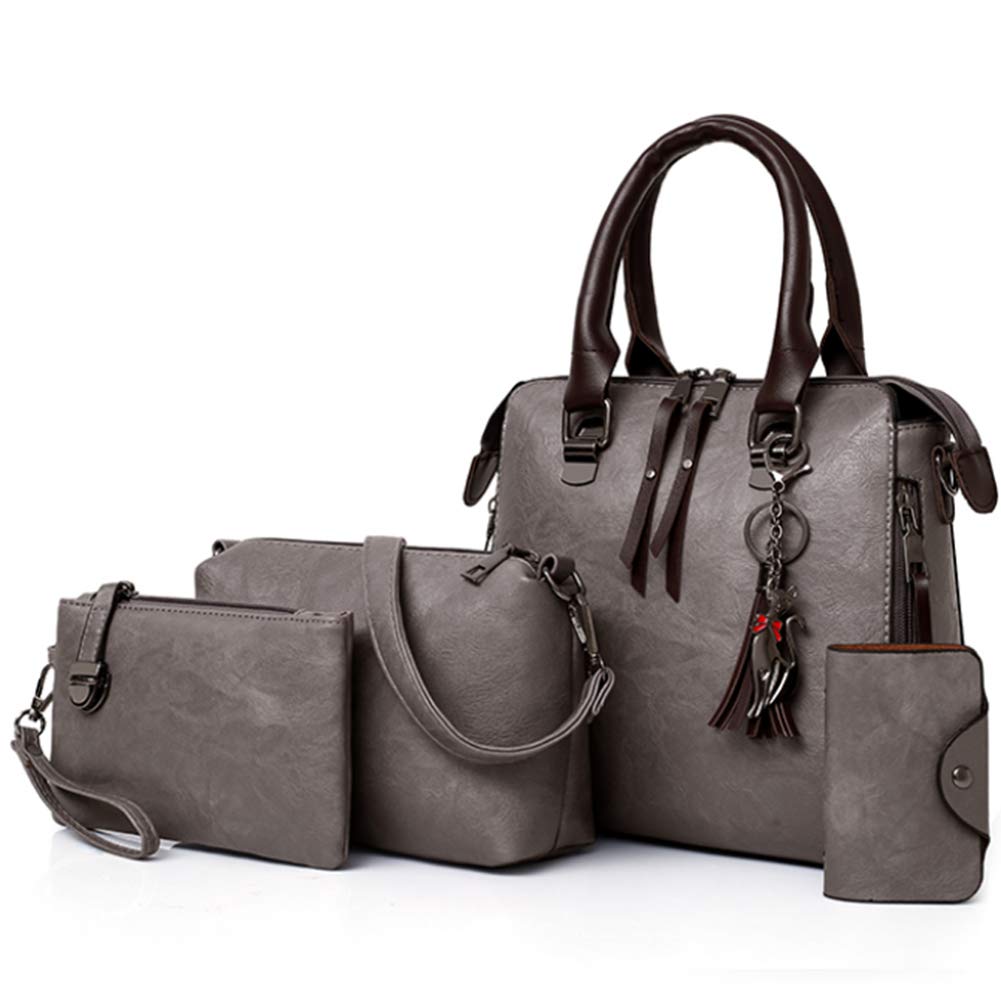 Avery - Essential 4-Piece Leather Bag Set