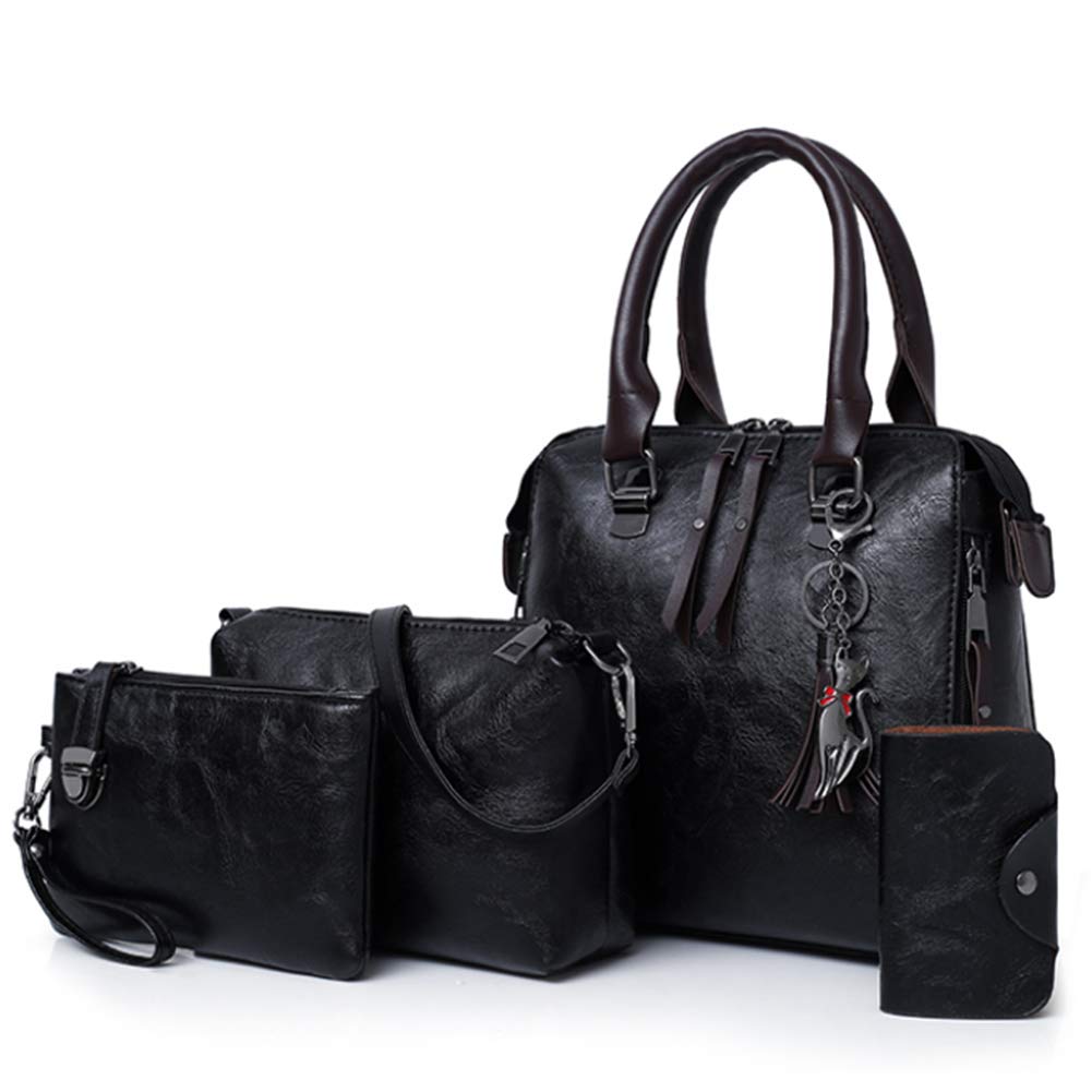 Avery - Essential 4-Piece Leather Bag Set