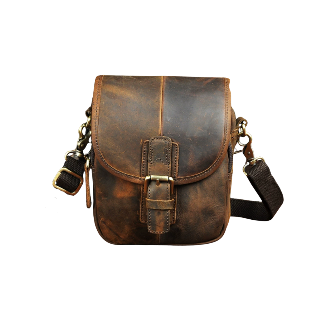 Ruth - Compact Sovereign Leather Crossbody Bag