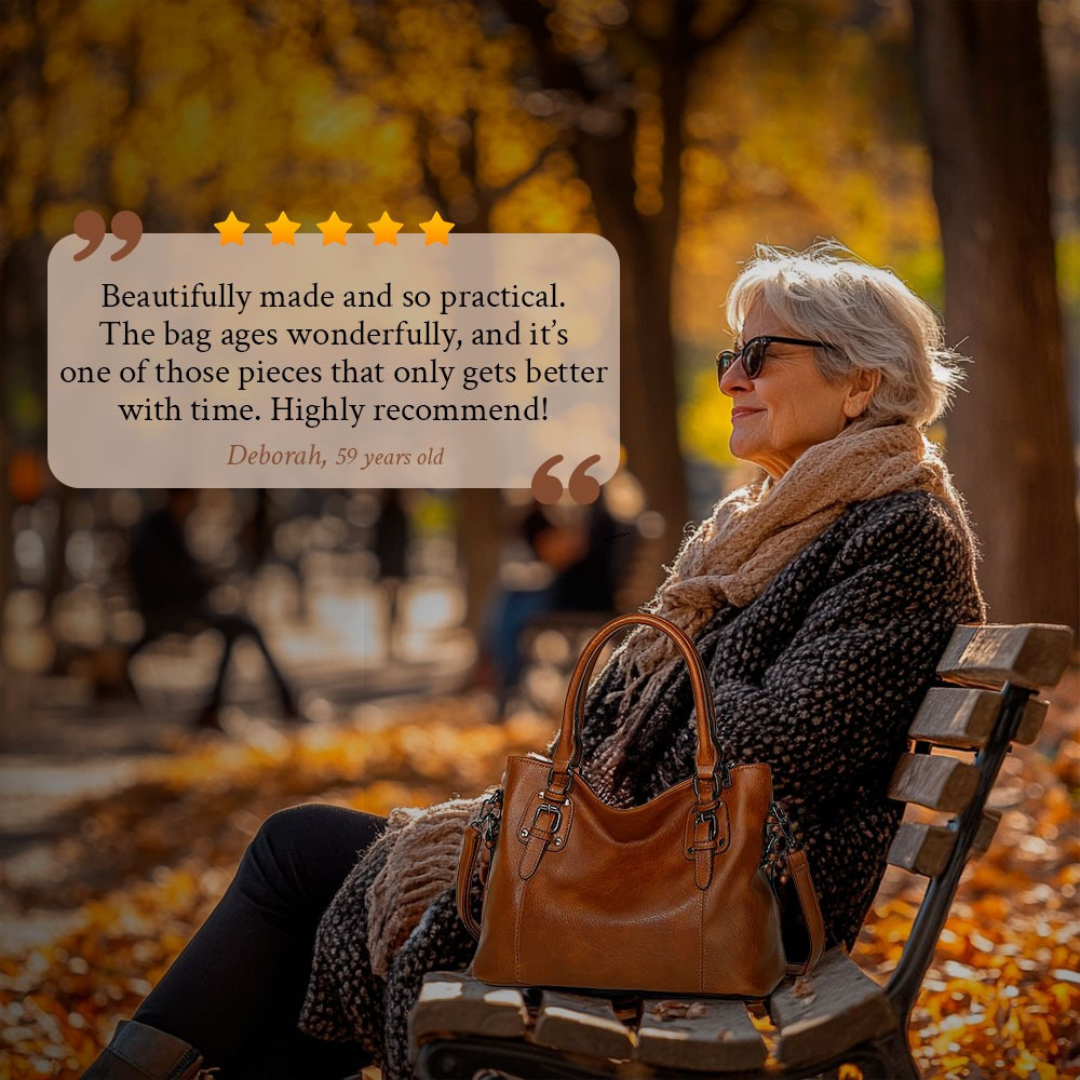 Louise - Graceful Allure Leather Shoulder Bag