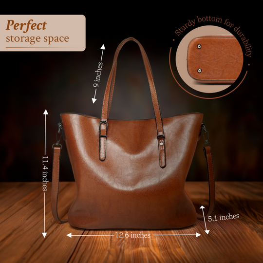 Jane - Timeless Vintage Leather Handbag