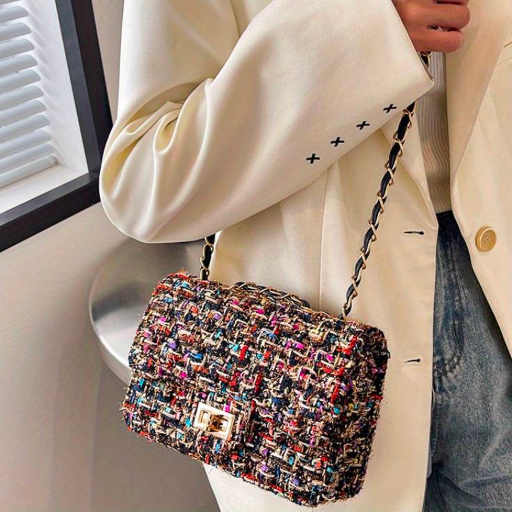 Madison - Parisian Tweed Shoulder Bag
