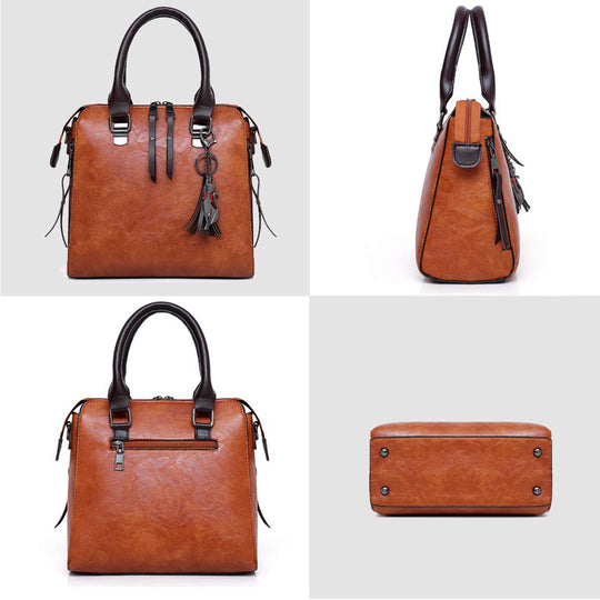 Avery - Essential 4-Piece Leather Bag Set