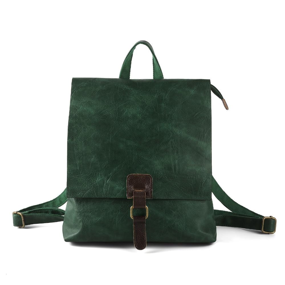 Alma - Multifunctional Retro Leather Backpack