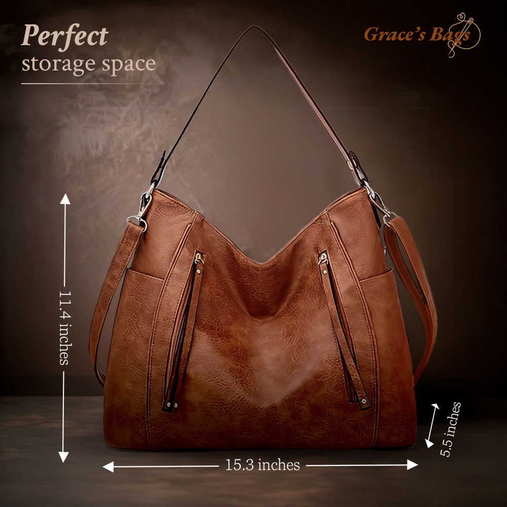 Olivia - Luxurious Elegance Leather Shoulder Bag