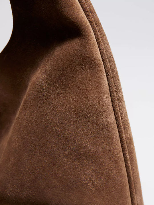 Bernice - Vintage Luxury Suede Leather Handbag