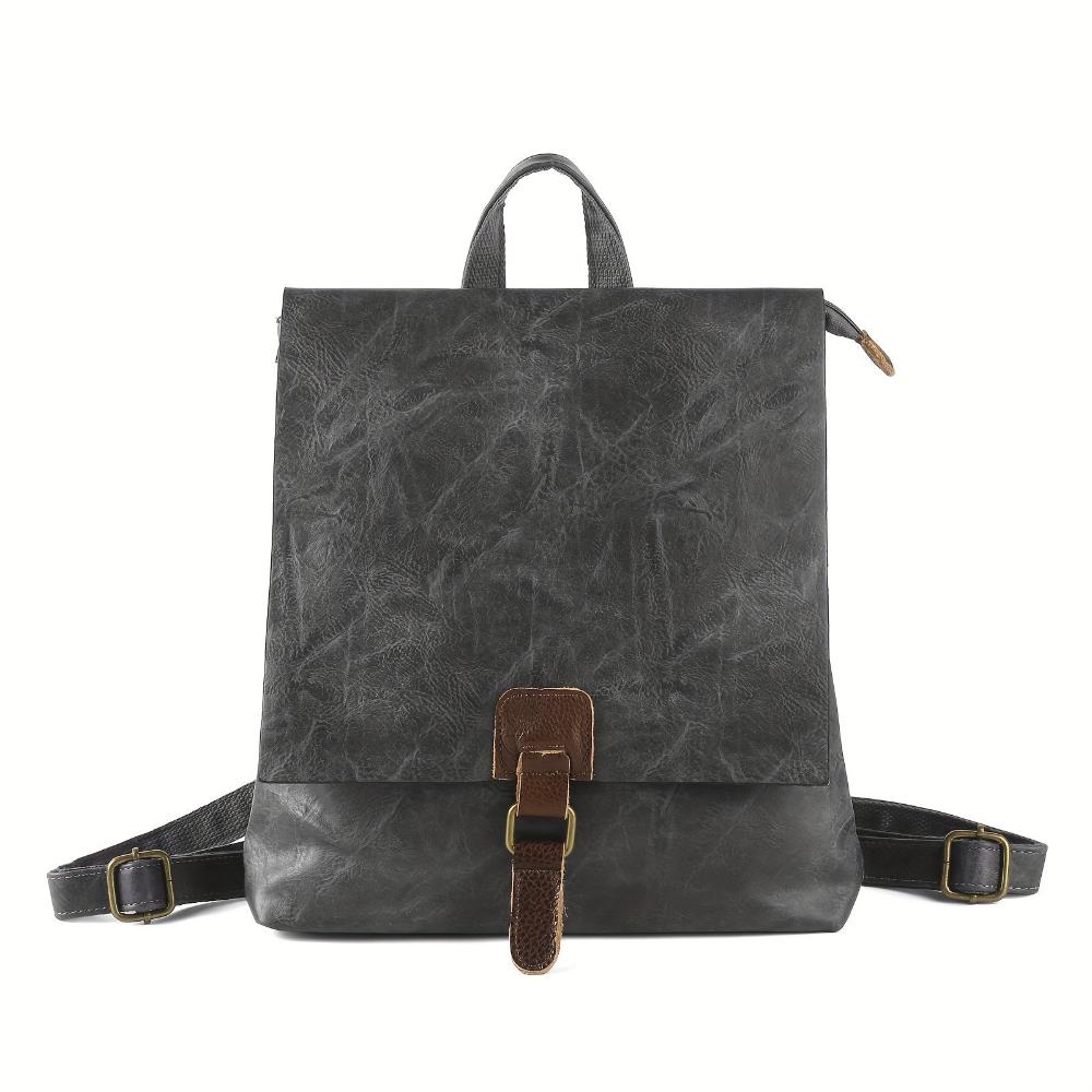 Alma - Multifunctional Retro Leather Backpack
