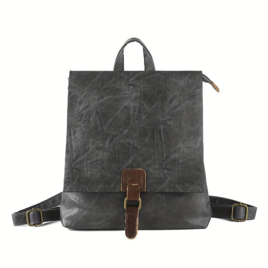Alma - Multifunctional Retro Leather Backpack
