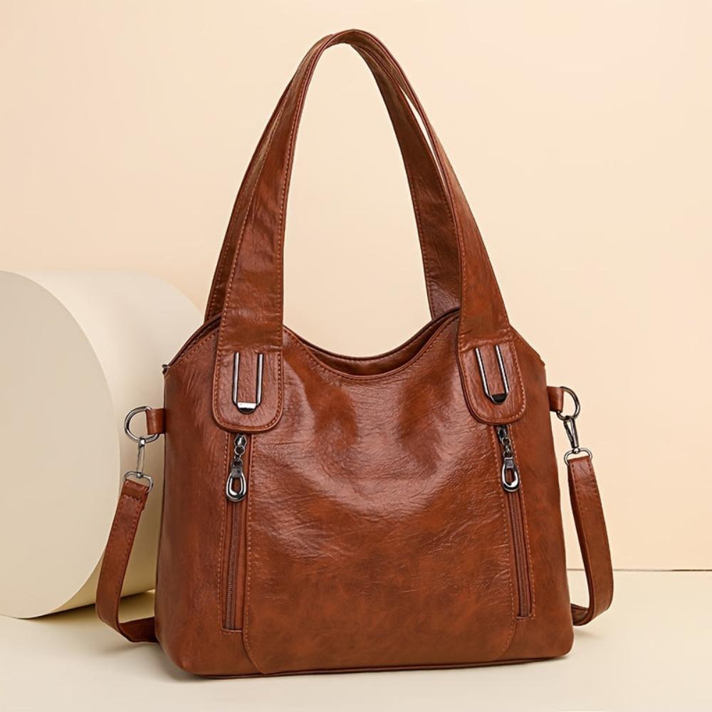 Lily - Retro Tote Leather Shoulder Bag