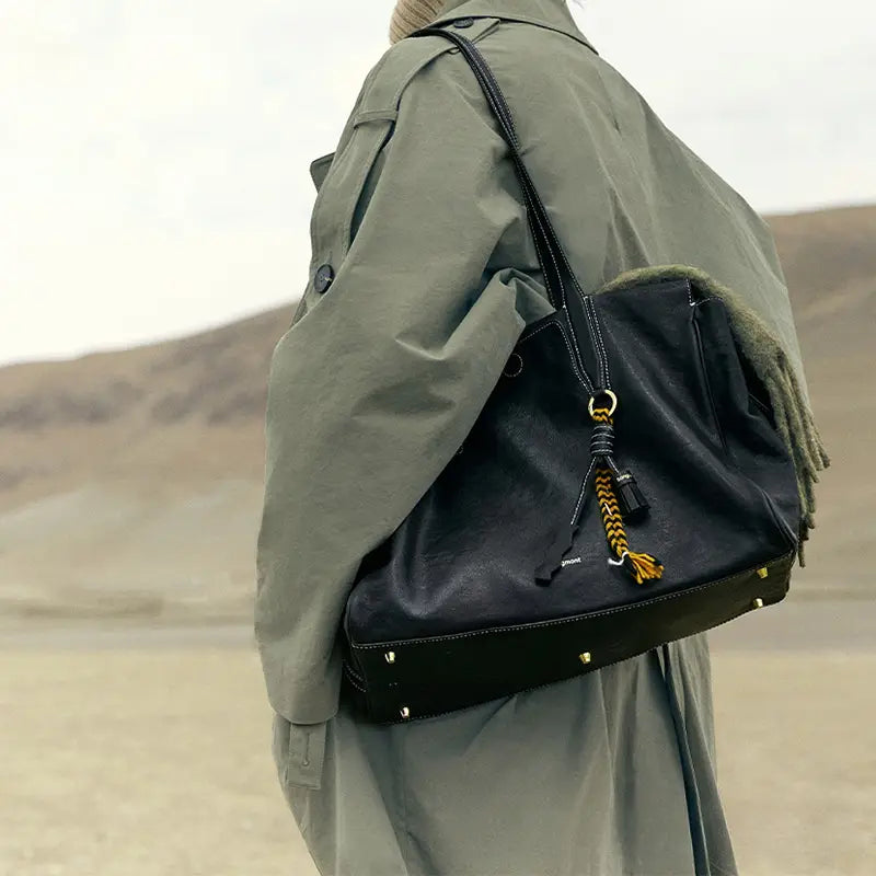 Frances - Refined Estate Leather Weekender Bag