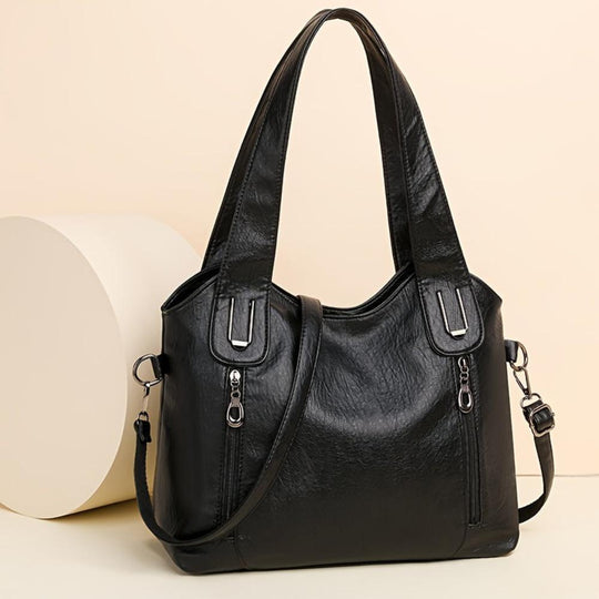 Lily - Retro Tote Leather Shoulder Bag