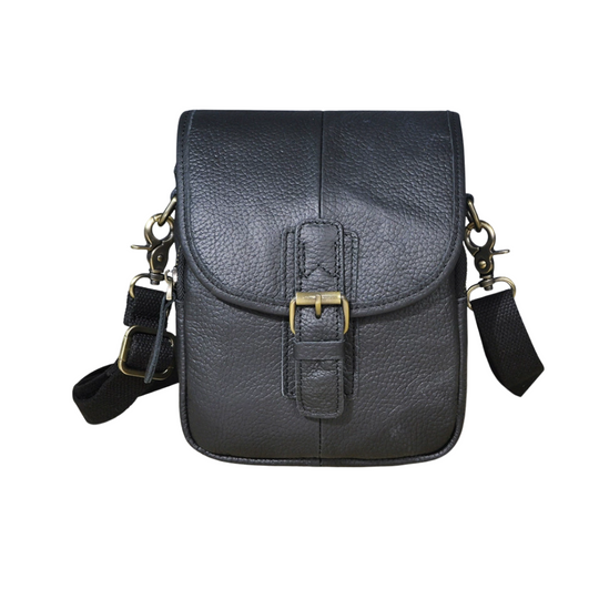 Ruth - Compact Sovereign Leather Crossbody Bag