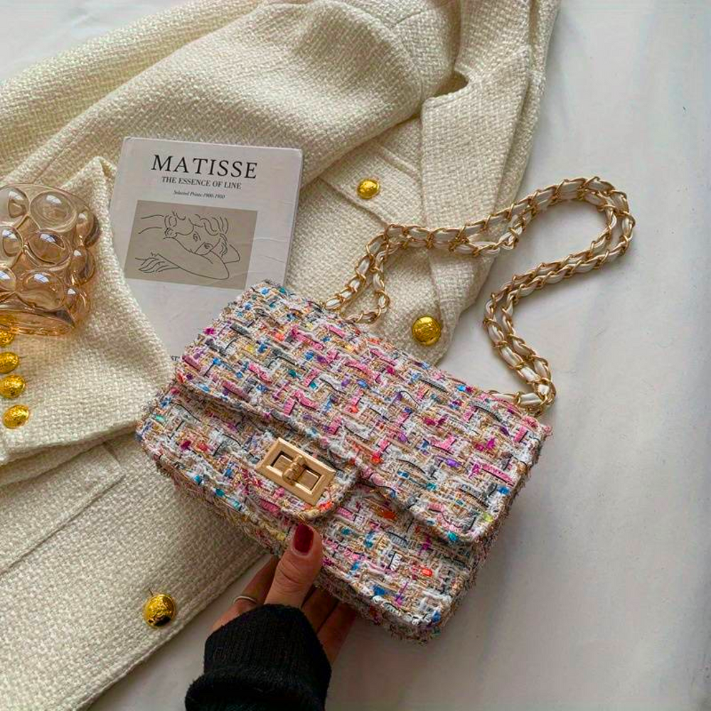 Madison - Parisian Tweed Shoulder Bag